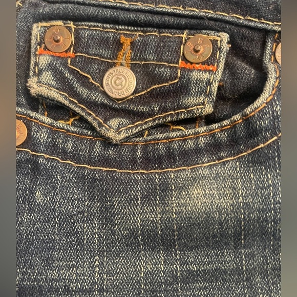 True Religion World Tour Billy Y2k low rise denim jean size 30 coachella Y2K - Picture 3 of 8